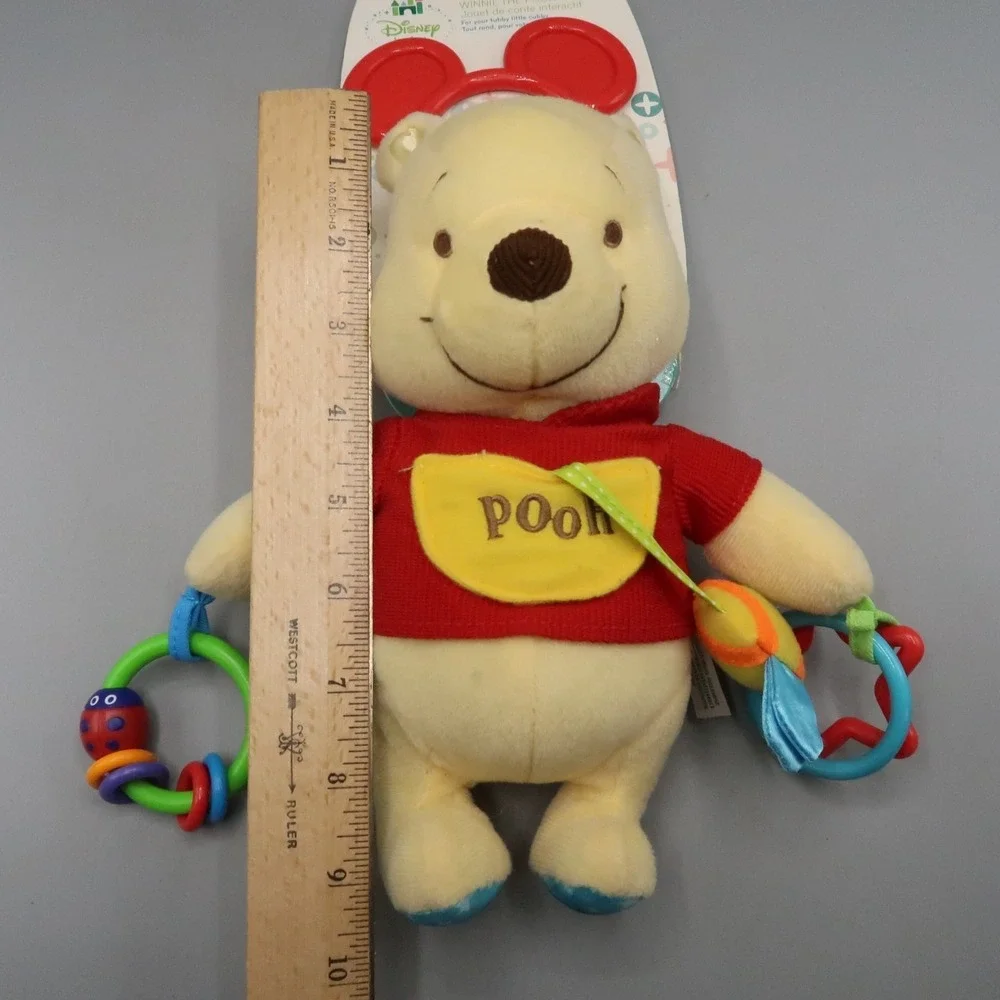 Disney Baby Plush Toy‎ Kids Winnie The Pooh On The Go Activity Sensory Stuffed